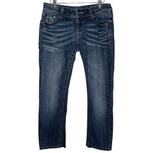 Miss Me Boot Cut‎ Denim Jeans with Embellished Pockets